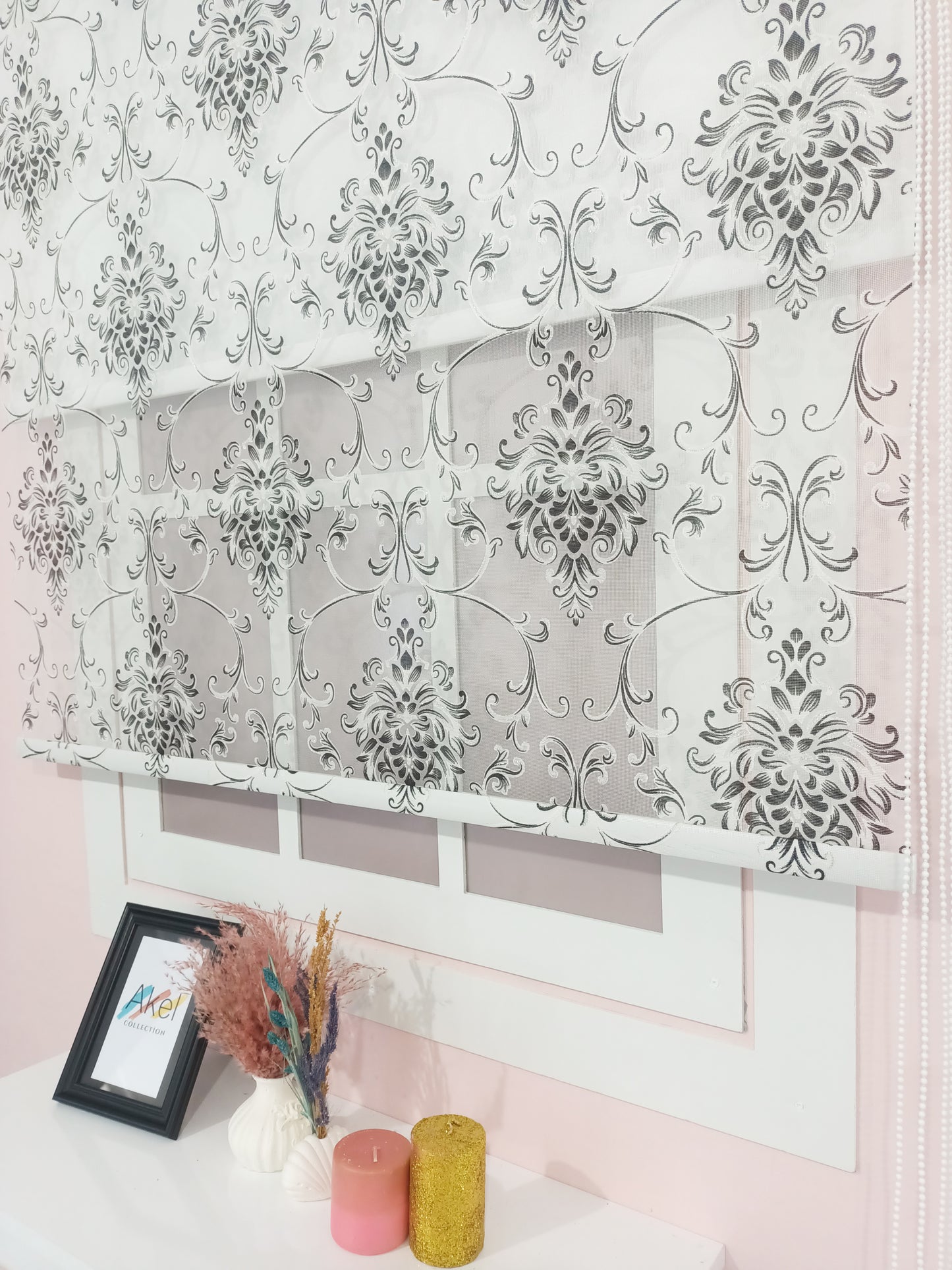 ✨ çiftli sistem siyah damask tül ve stor perde: şık ve modern bir dokunuş ✨