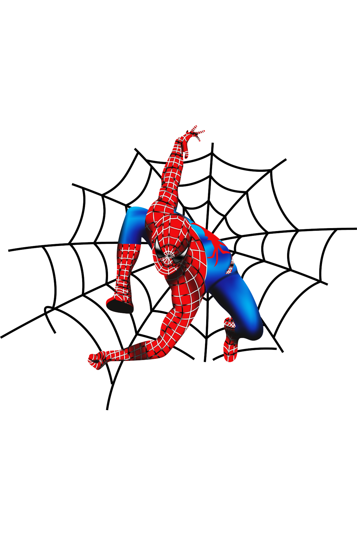 genç odası - örümcek adam (spiderman) baskılı zebra perde